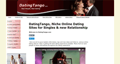 Desktop Screenshot of datingtango.com